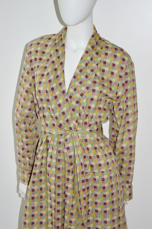 1940's Cotton Robe