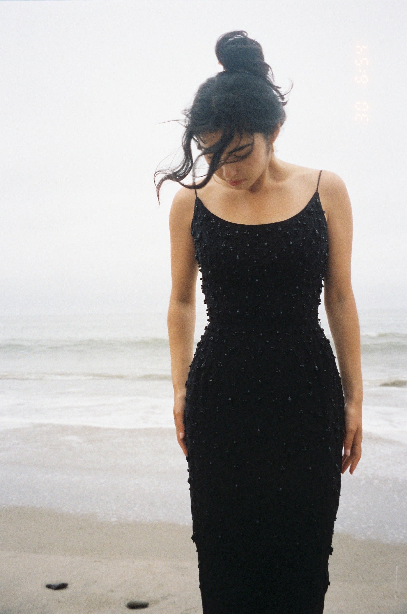 1960's Wiggle Dress with Beading Chelsea Von Mach 1960's Wiggle Dress with Beading Chelsea Von Mach