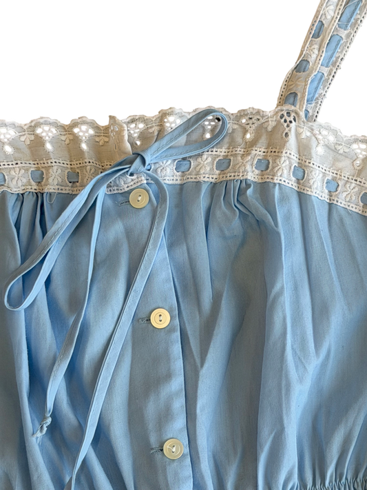 70's Baby Blue Jumpsuit