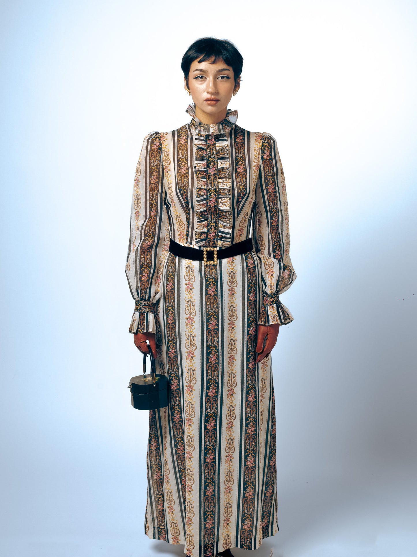 1970's Dolly Rocker Maxi Length Dress