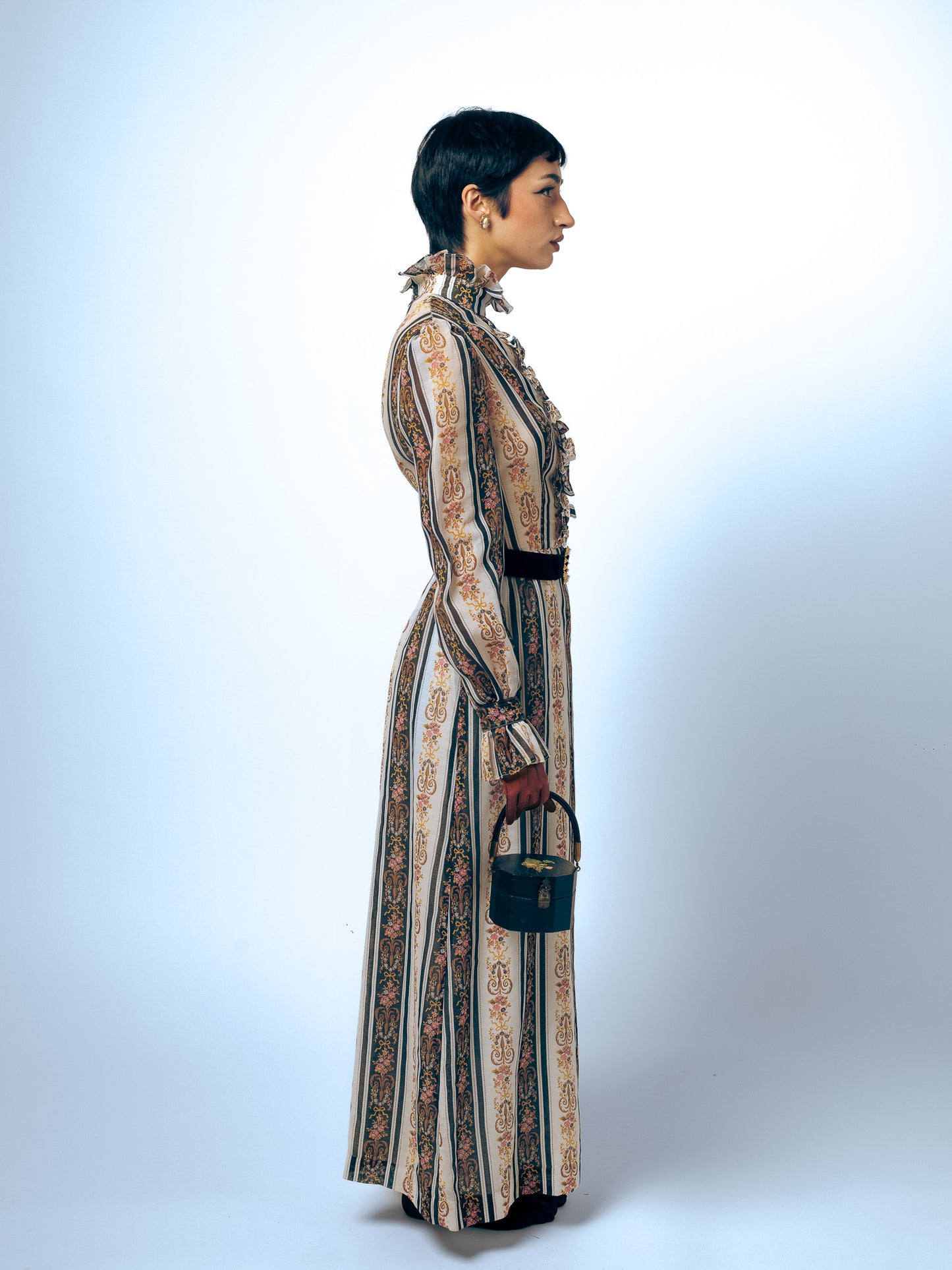 1970's Dolly Rocker Maxi Length Dress