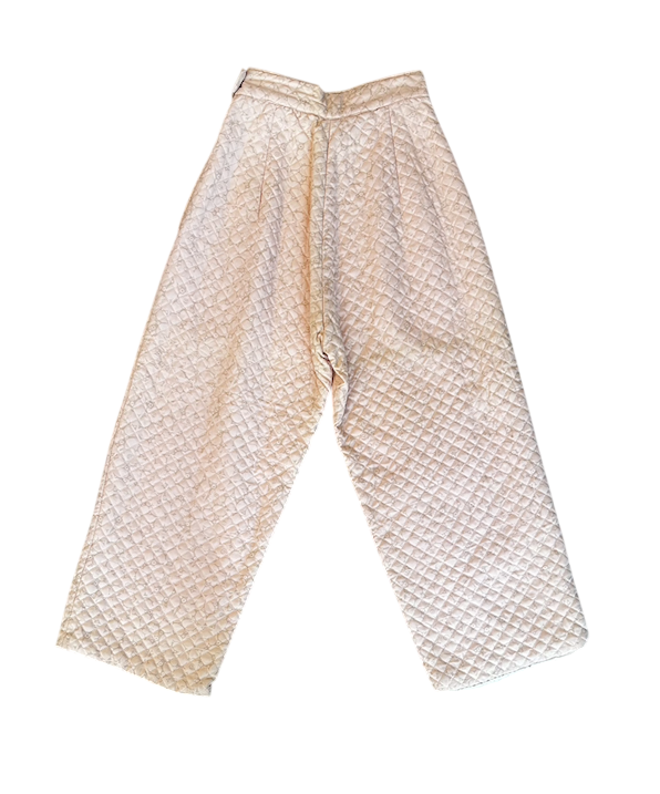 1940's Pale Pink Quilted Lounge Set