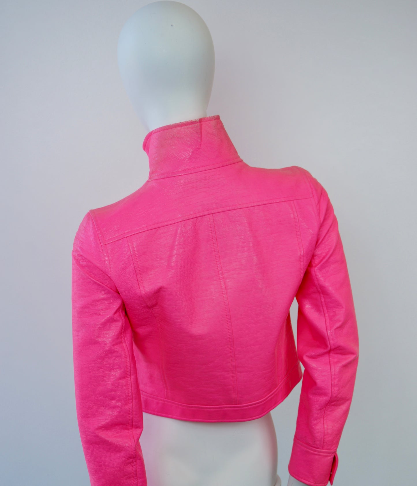 1960's Courreges Hot Pink Vinyl Jacket