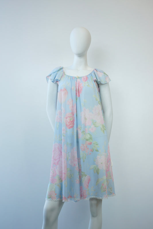 Floral Peignoir Slip
