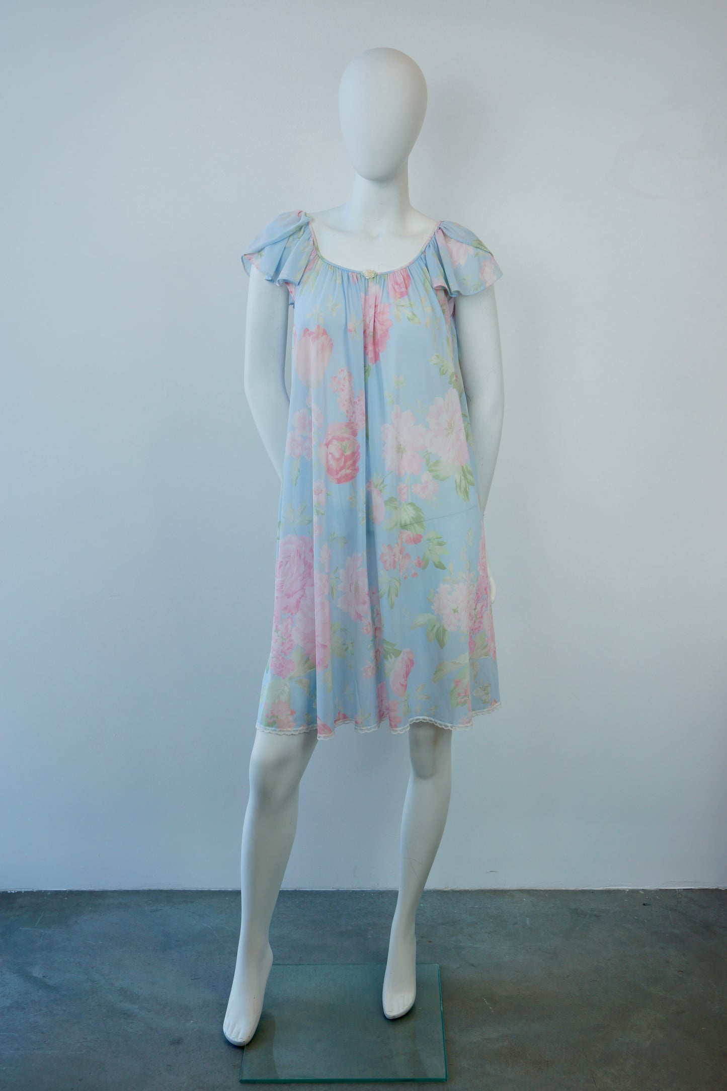 Floral Peignoir Slip