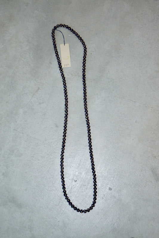 Romeo Gigli Extra Long Resin Bead Necklace