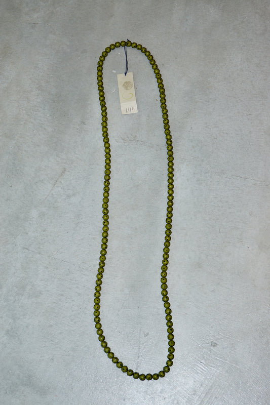 Romeo Gigli Extra Long Resin Bead Necklace