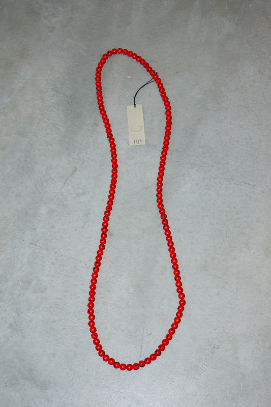 Romeo Gigli Extra Long Resin Bead Necklace