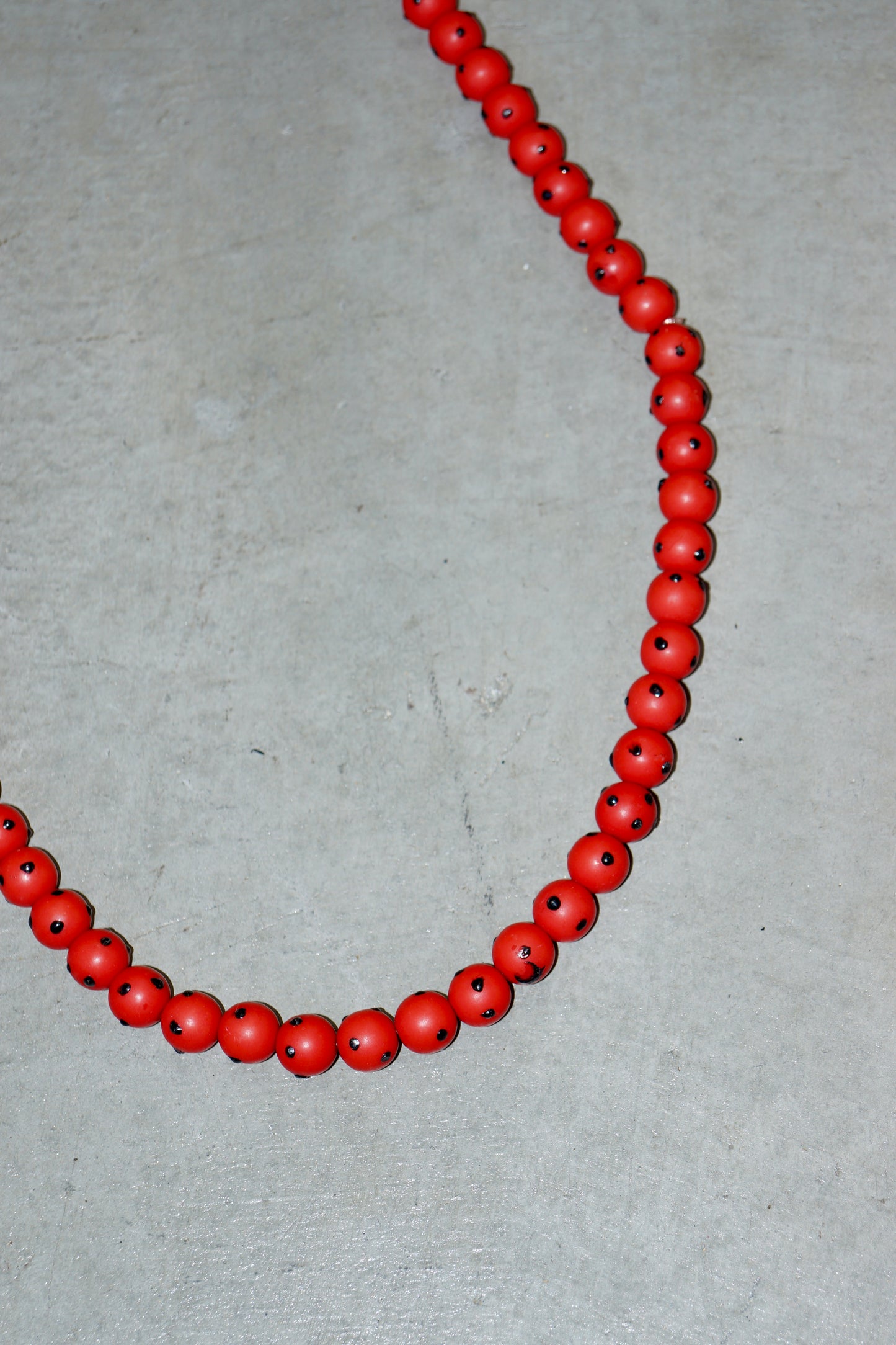 Romeo Gigli Extra Long Resin Bead Necklace