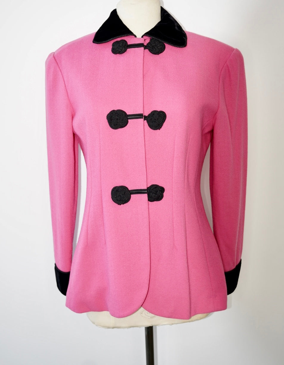 I.MAGNIN Pink Blazer