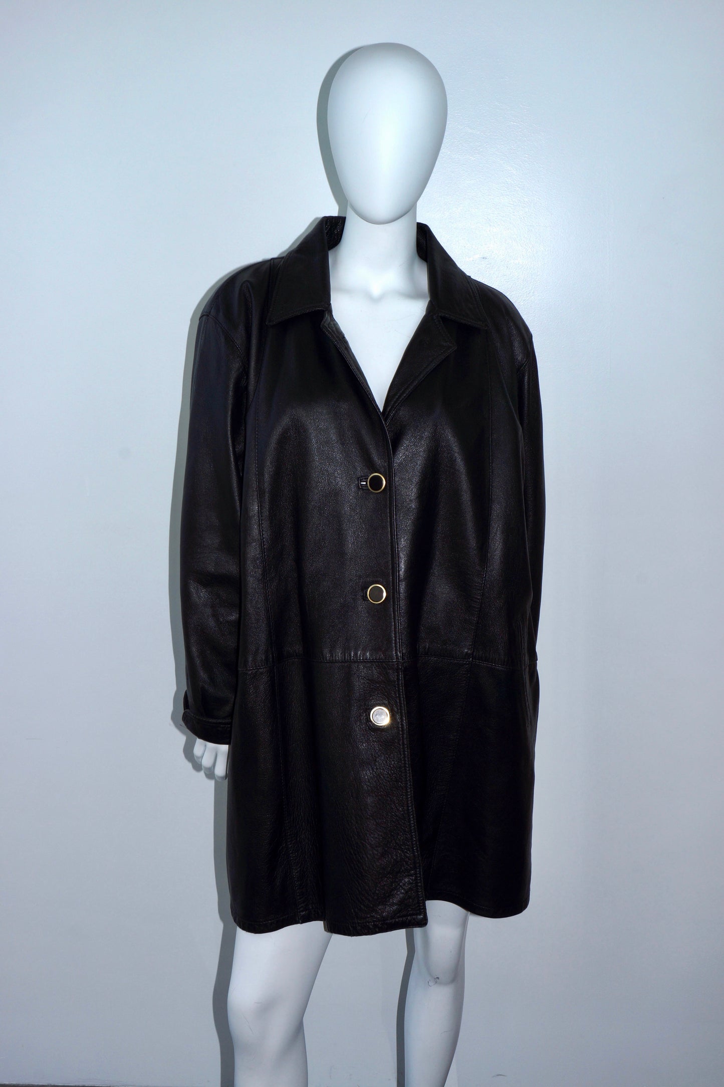 Vera Pelle Italian Leather Coat