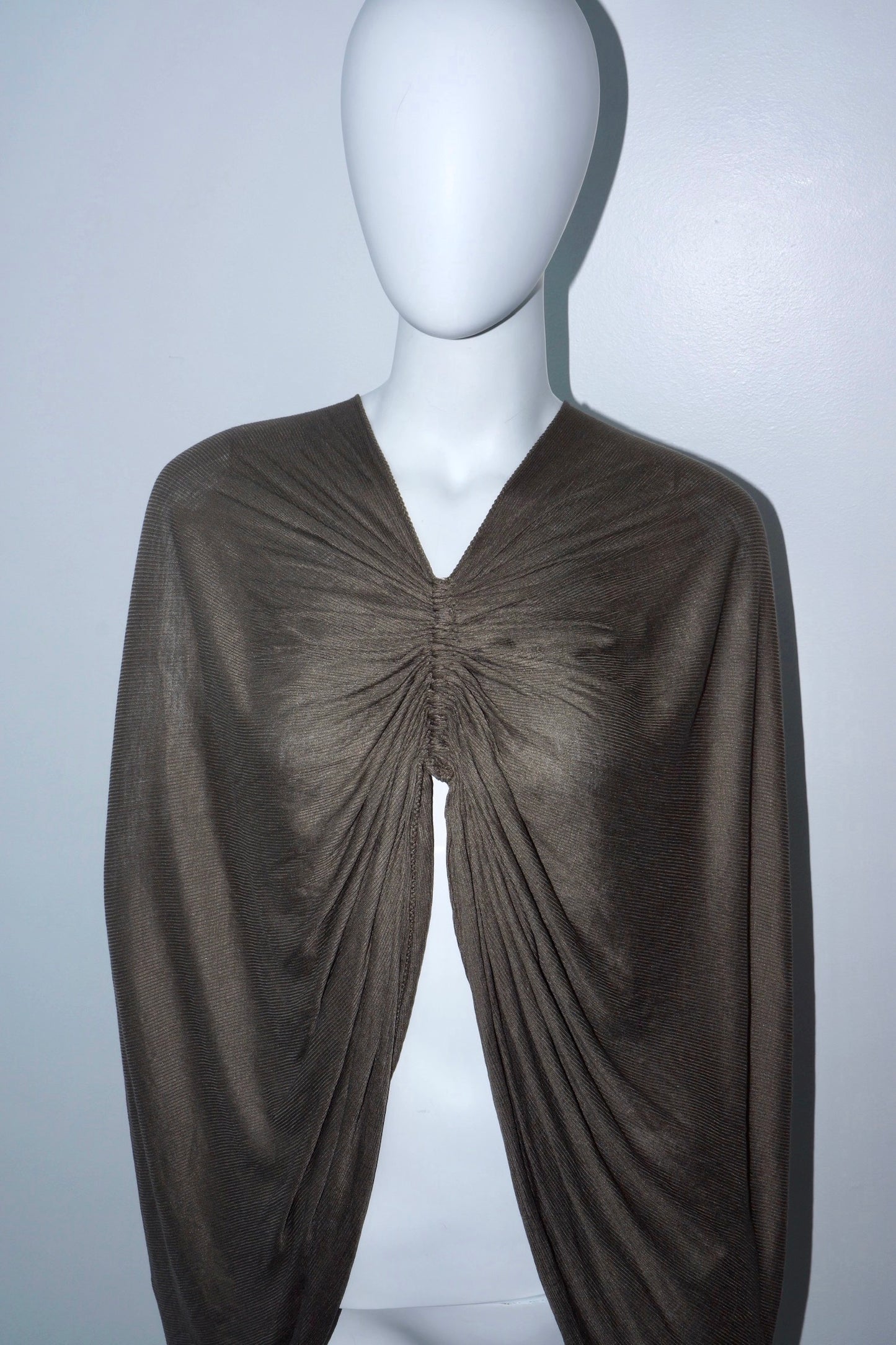 Italian Silk Blend Wrap Top
