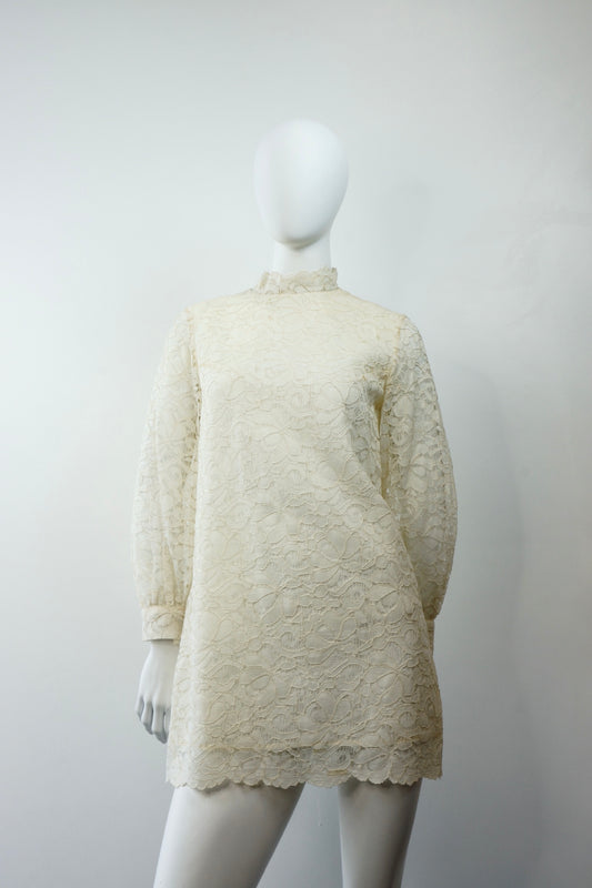 1960's Lace Mini Dress