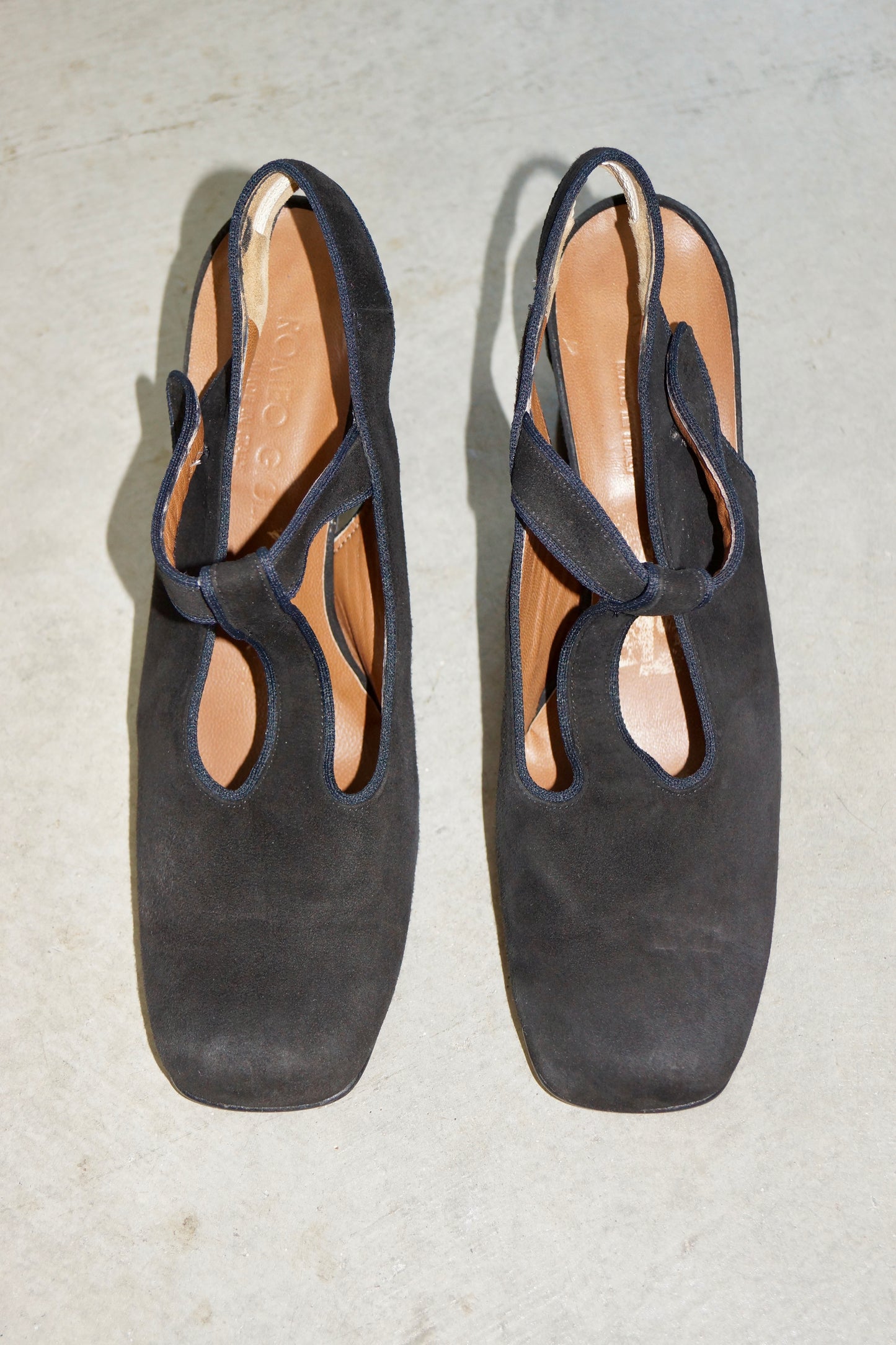 Romeo Gigli Black Mary Janes