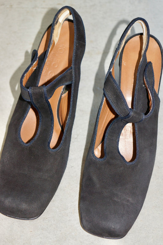 Romeo Gigli Black Mary Janes