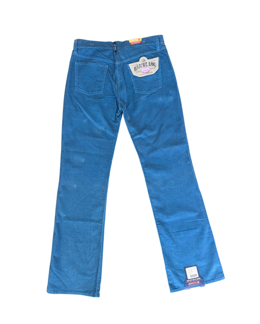 Late 90's Early 2000's Deadstock Replay Blue Corduroy Pants