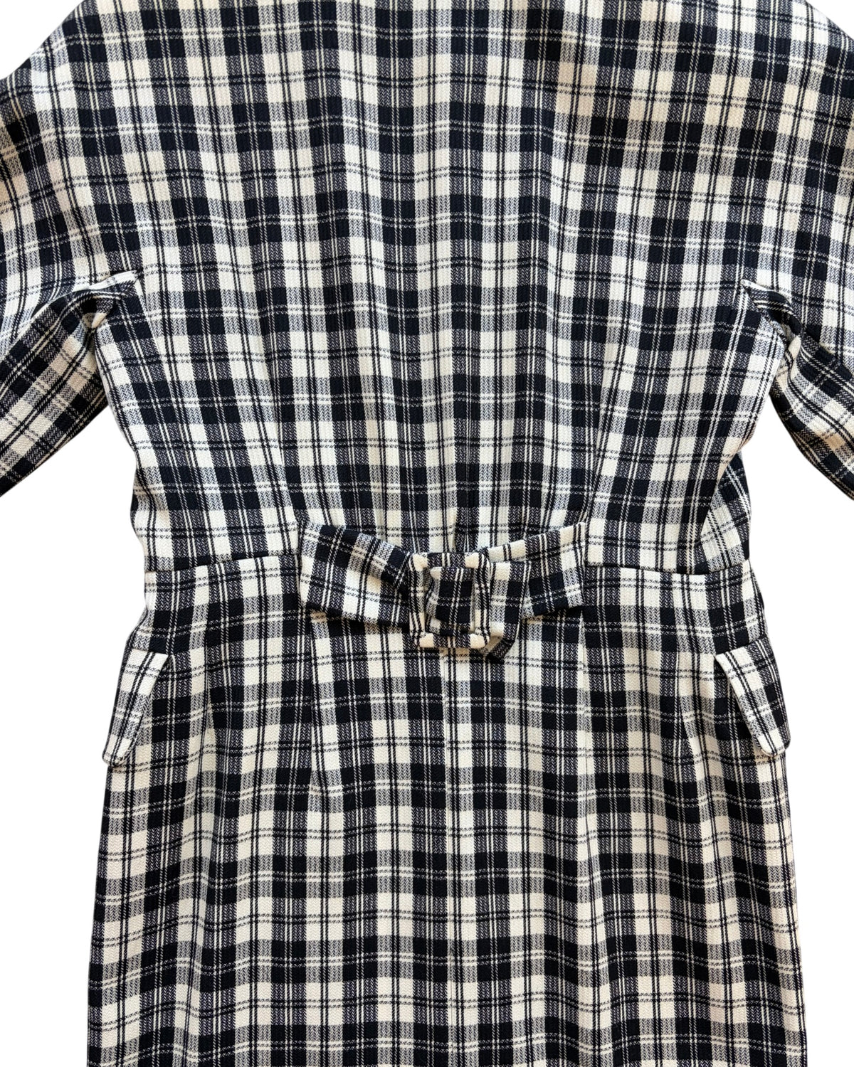1980's Cacharel Seoul–Paris Checked Dress / Duster