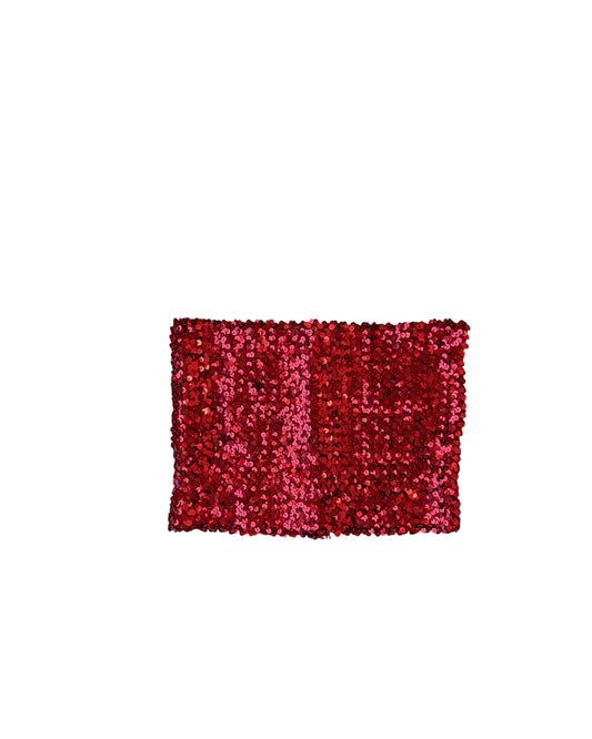 1970s Red Sequin Tube Top