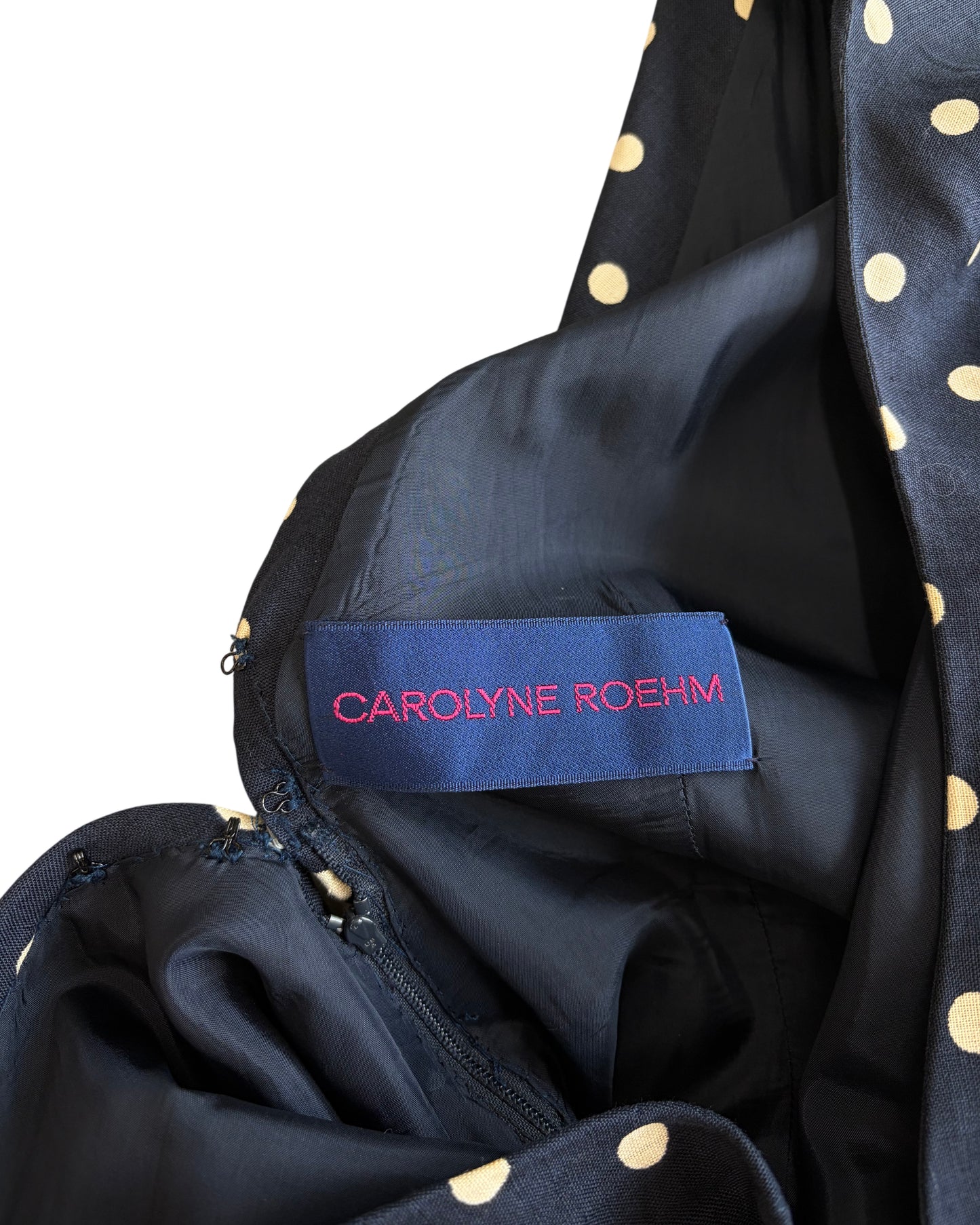 Carolyne Roehm Polk Dot Dress