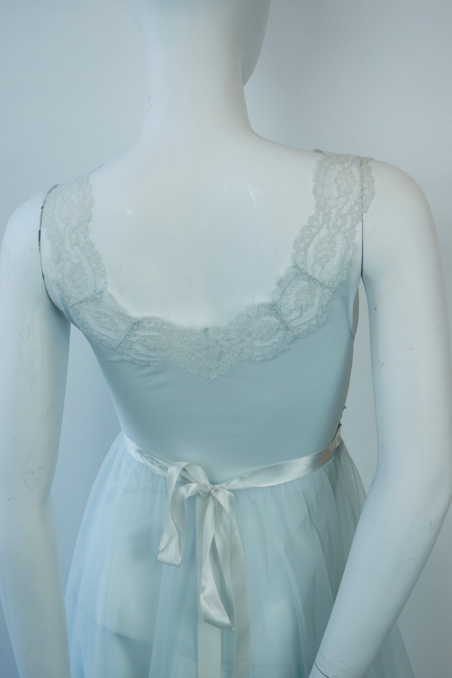 Pale Blue Peignoir Slip