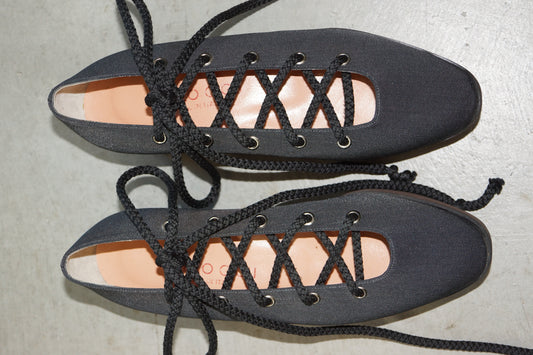 Romeo Gigli Lace-Up Ballet Platform