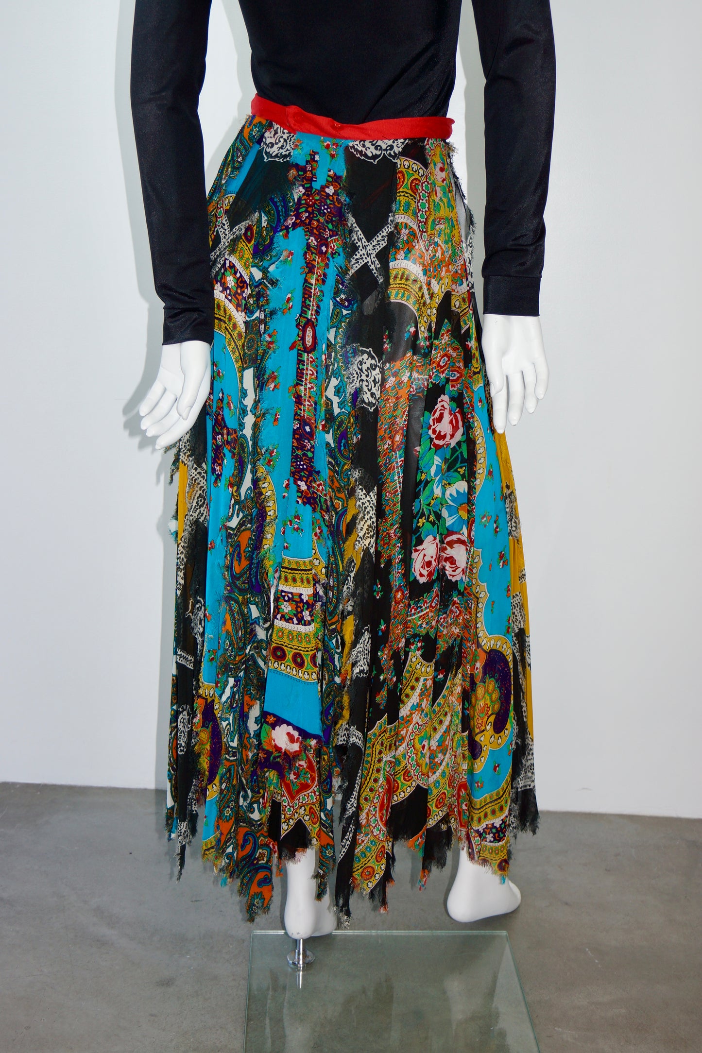 1970's Giorgio Sant'Angelo 2 Piece Skirt Set