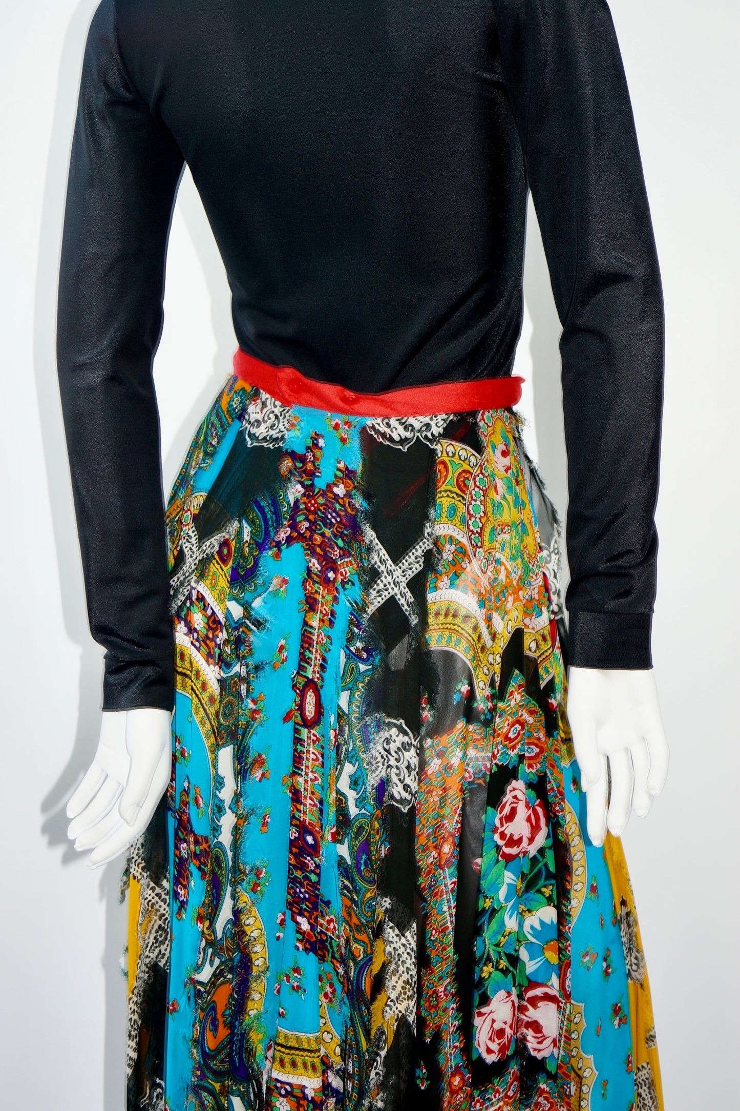 1970's Giorgio Sant'Angelo 2 Piece Skirt Set