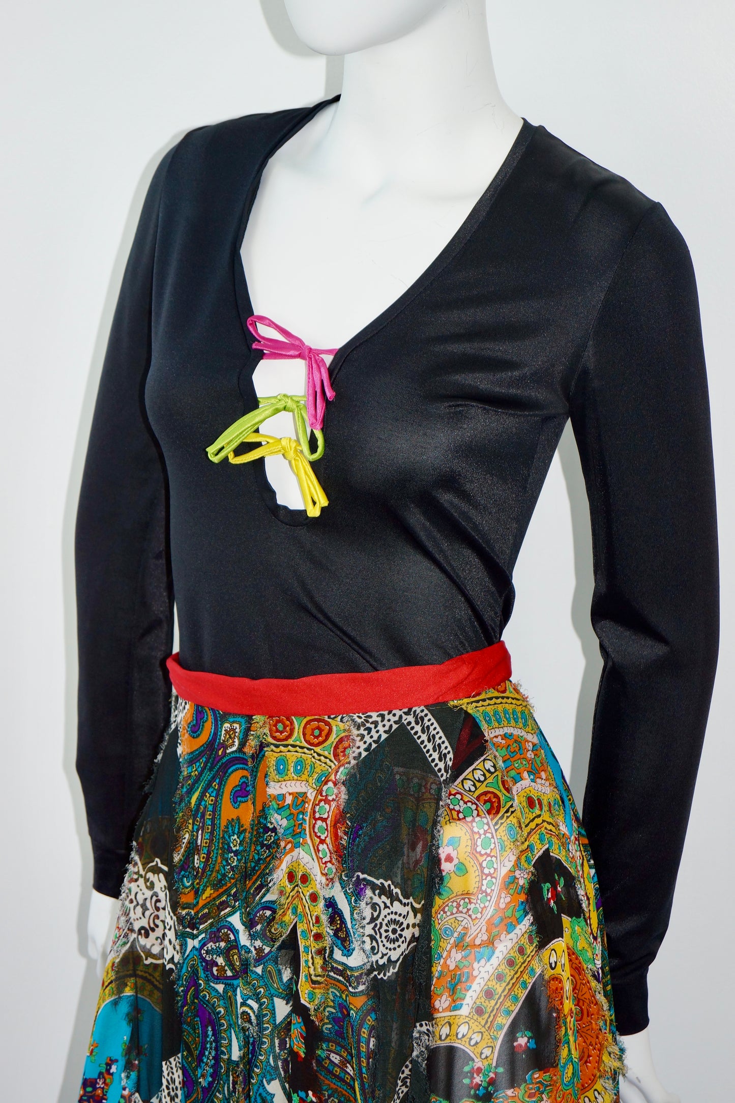 1970's Giorgio Sant'Angelo 2 Piece Skirt Set