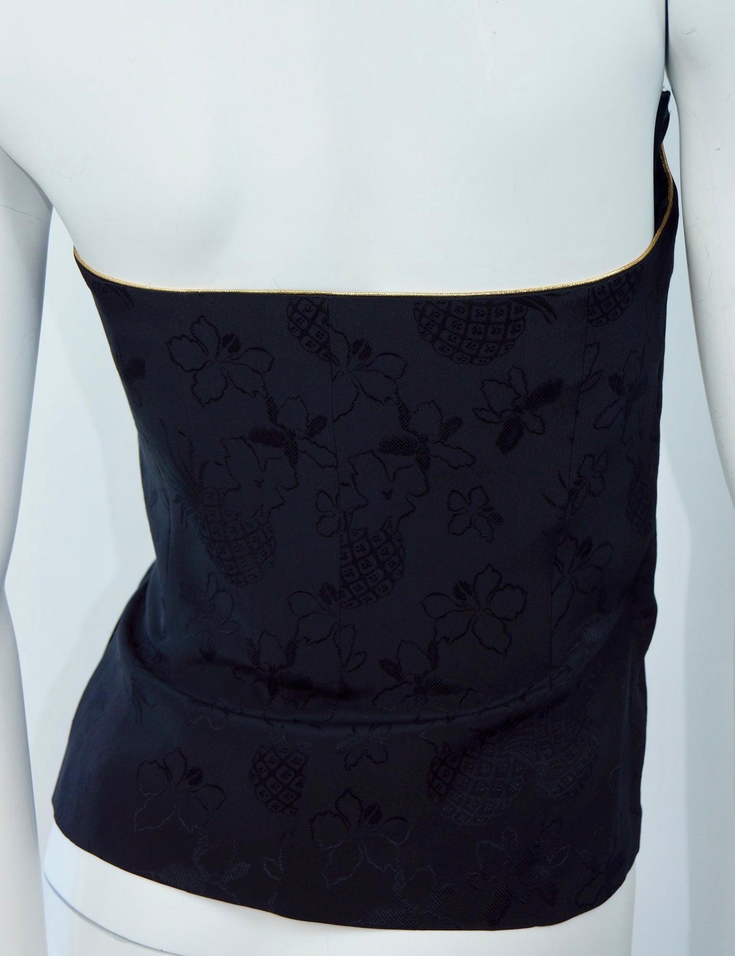 Emanuel Ungaro Parallele Paris Silk Bustier Top