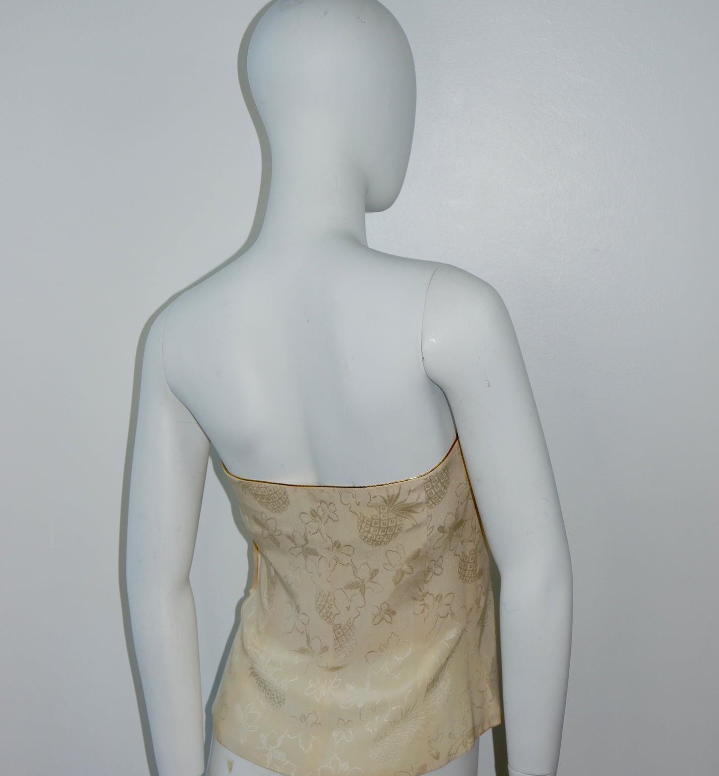 Emanuel Ungaro Parallele Paris Silk Bustier Top