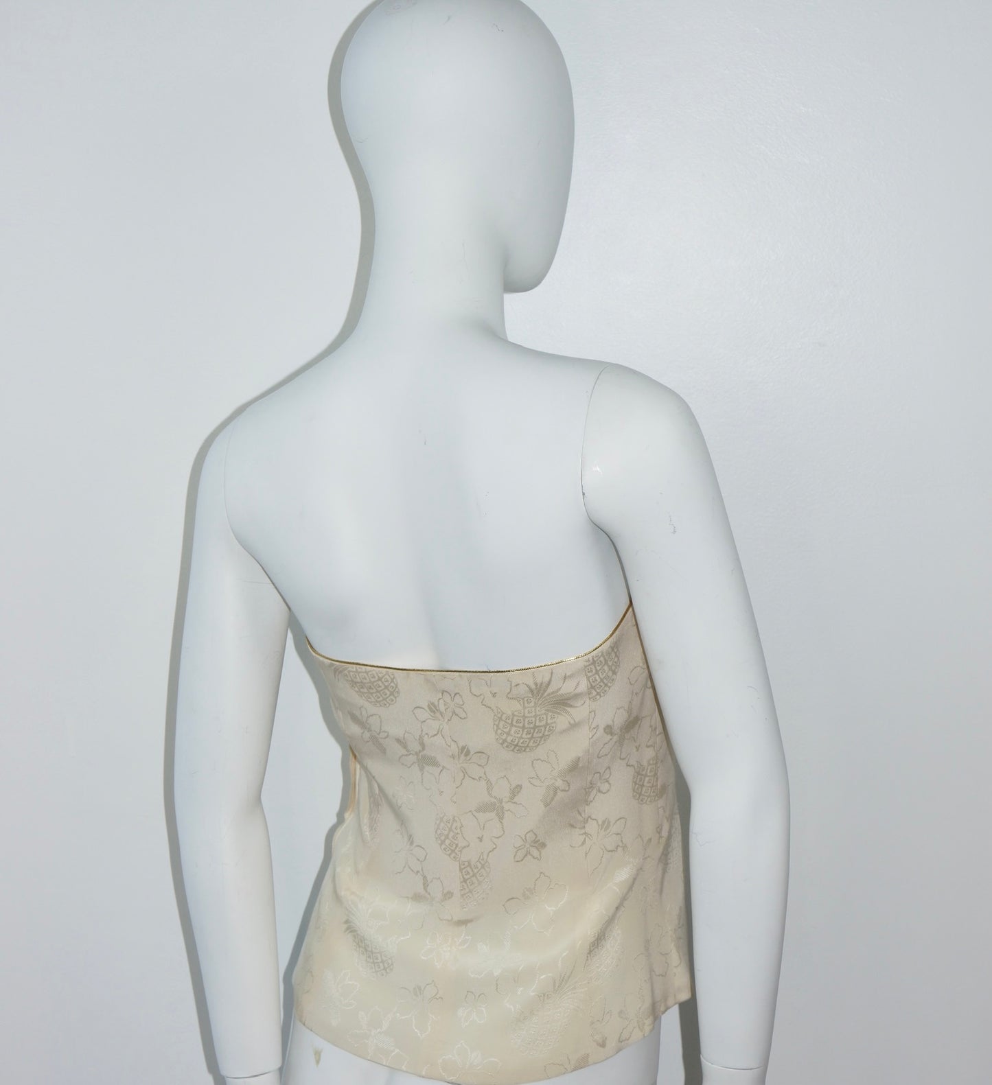 Emanuel Ungaro Parallele Paris Silk Bustier Top