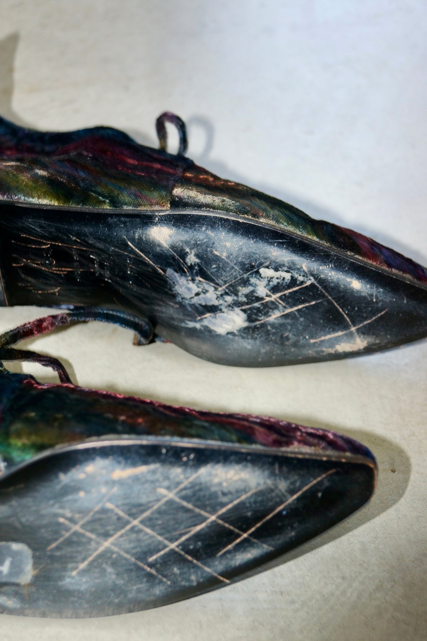 Romeo Gigli Velvet Flats