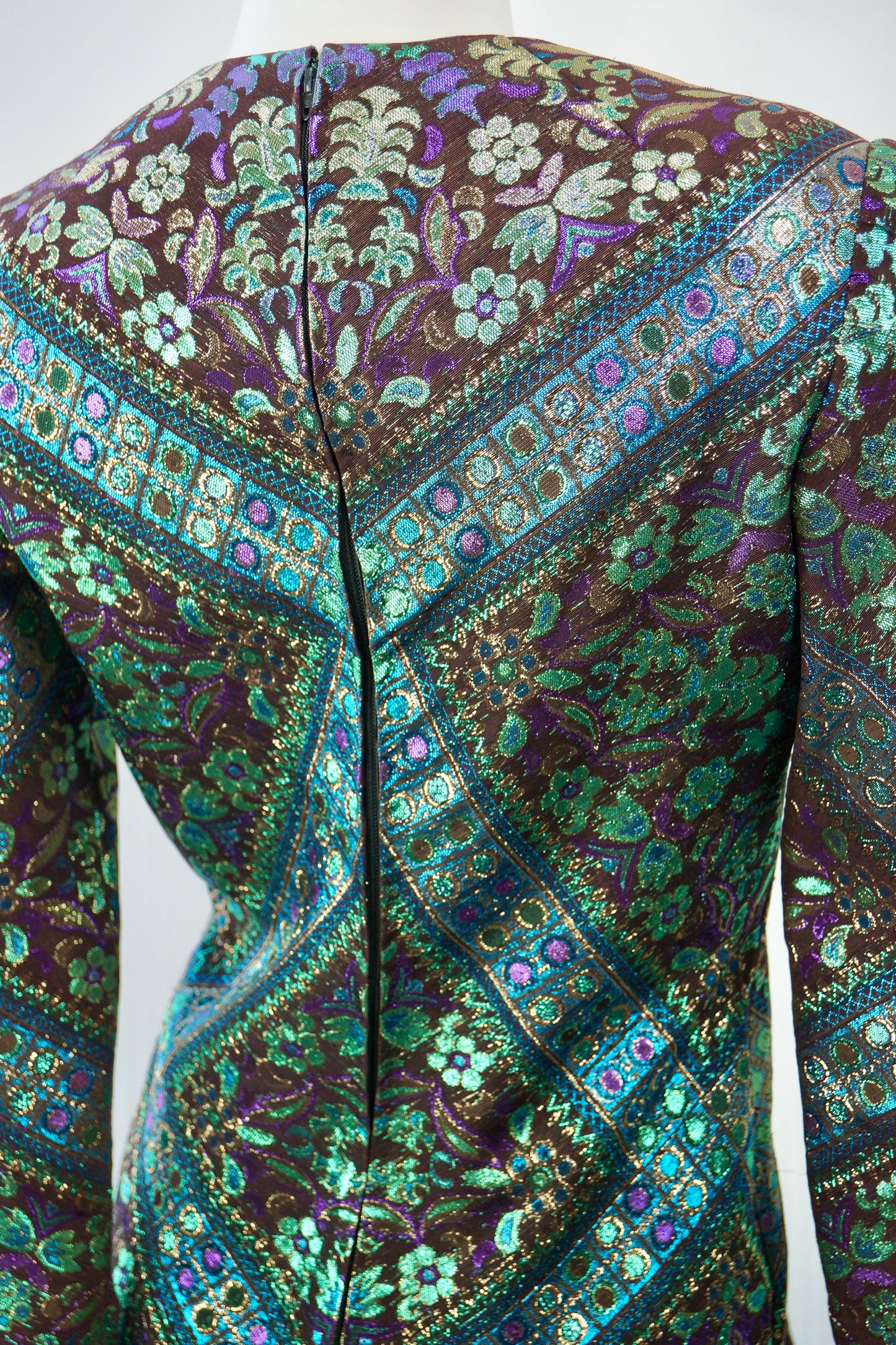 Chester Weinberg Brocade Gown