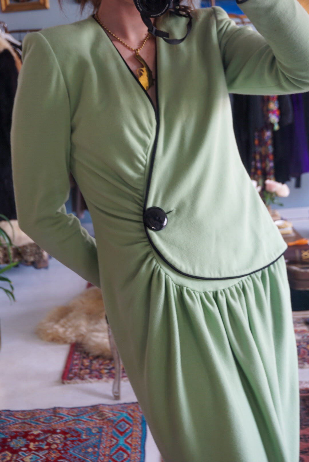 1980s Lanvin Paris Suit Dress