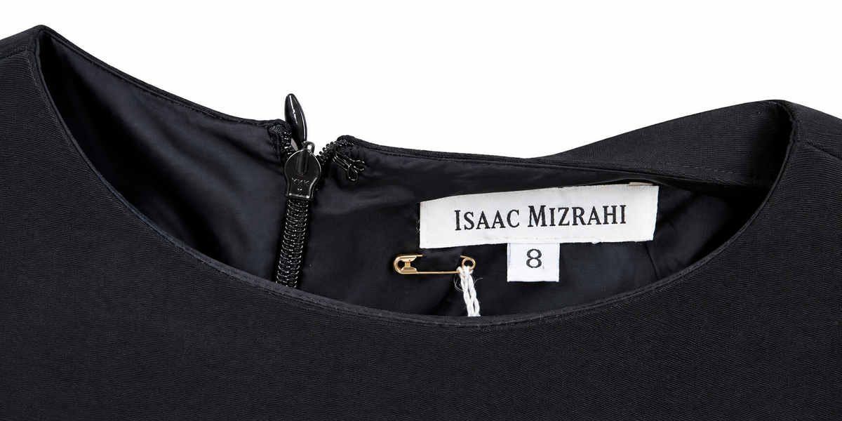 Isaac Mizrahi Wool & Satin LBD