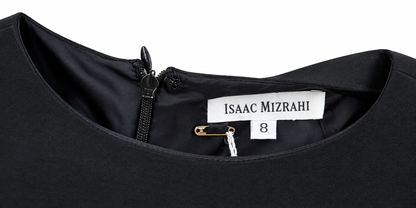 Isaac Mizrahi Wool & Satin LBD