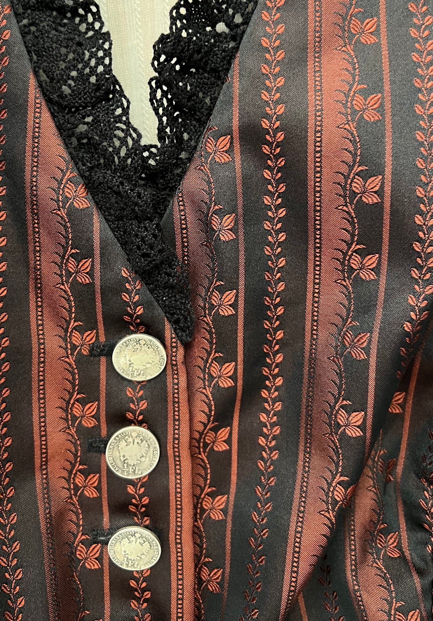 Austrian Gothic Dark Academia Blouse