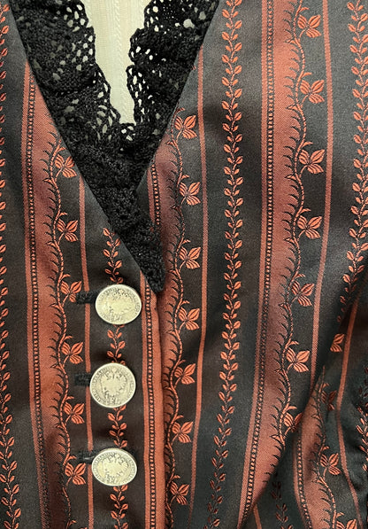 Austrian Gothic Dark Academia Blouse