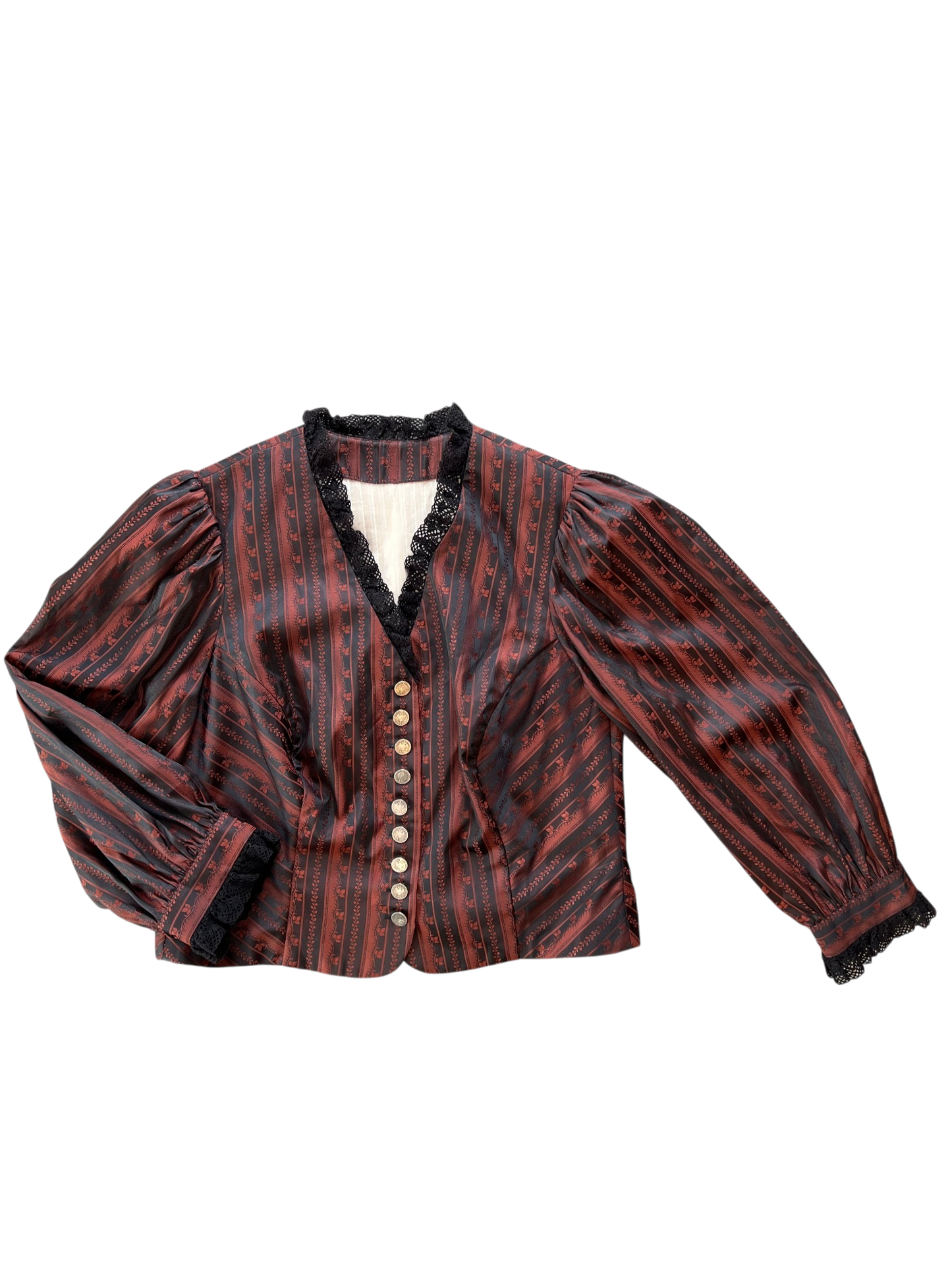 Austrian Gothic Dark Academia Blouse