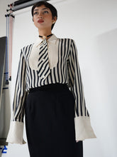 Load image into Gallery viewer, 1980&#39;s Valentino Silk Blouse With Tie