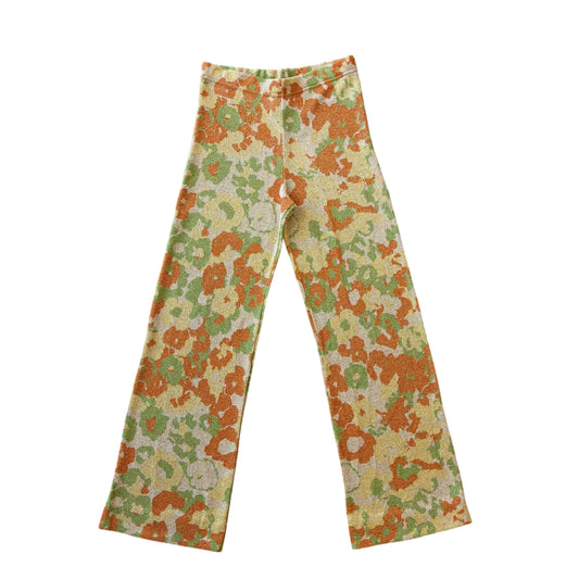 Italian 1970's Knit Floral Pants