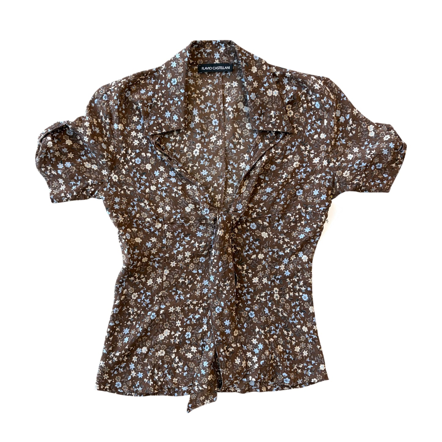 Flavio Castellani Italian Silk Blouse