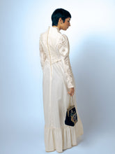 Load image into Gallery viewer, 1970&#39;s Ivory Gunne Sax Maxi Length Dress