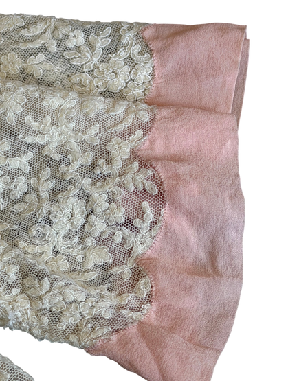 Antique Silk Lace Bed Jacket