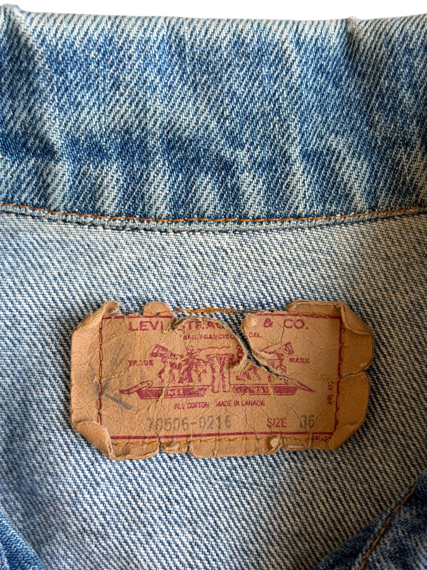 Classic Medium Wash Levis Jean Jacket