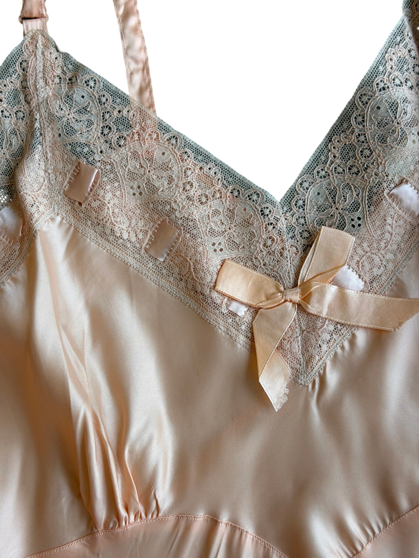 1930's-40's Rayon Slip Dress