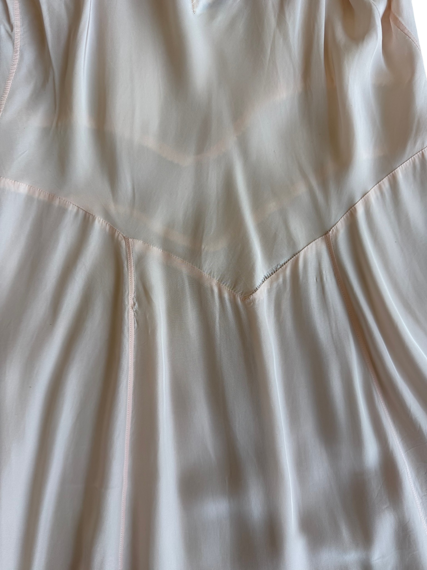 Pale Pink Scalloped Laros Slip Dress