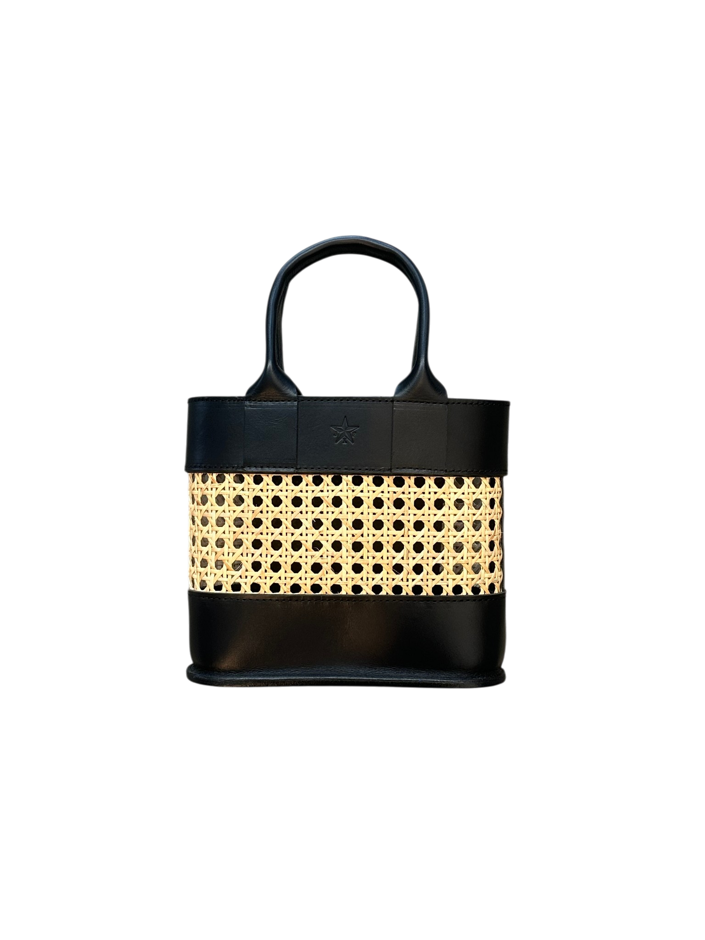 JXF Leatherworks Mini Cane Tote Bag