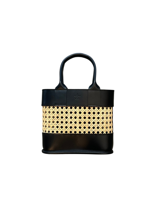 JXF Leatherworks Mini Cane Tote Bag