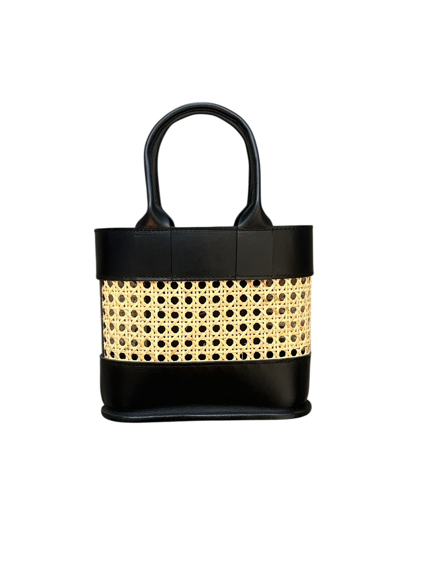JXF Leatherworks Mini Cane Tote Bag